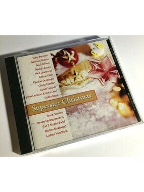 Vintage CD Superstar Christmas Various Artists CD 1997 Sony Music USA 1997